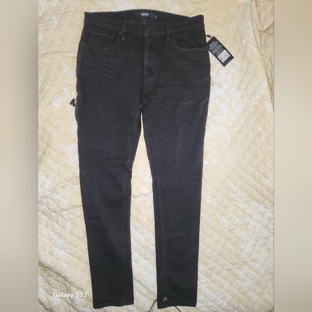 Hudson Zack skinny black pants